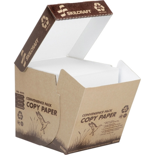 SKILCRAFT Inkjet, Laser Copy & Multipurpose Paper - 100% Recycled