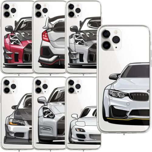 Cartoon Car Illustration Cool Phone Case For iphone 11 13 Pro Max XR 6S 7 8 Plus