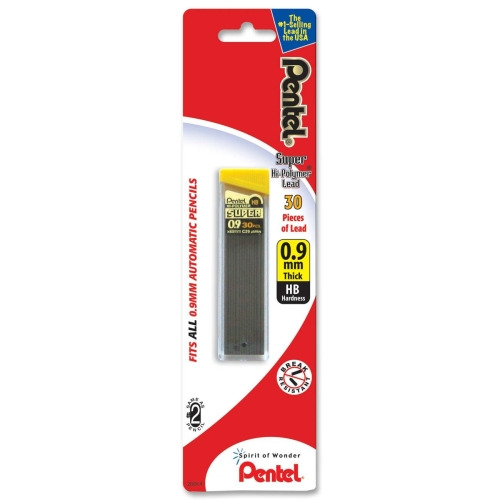 Pentel Super Hi-Polymer 0.9mm Lead Refill