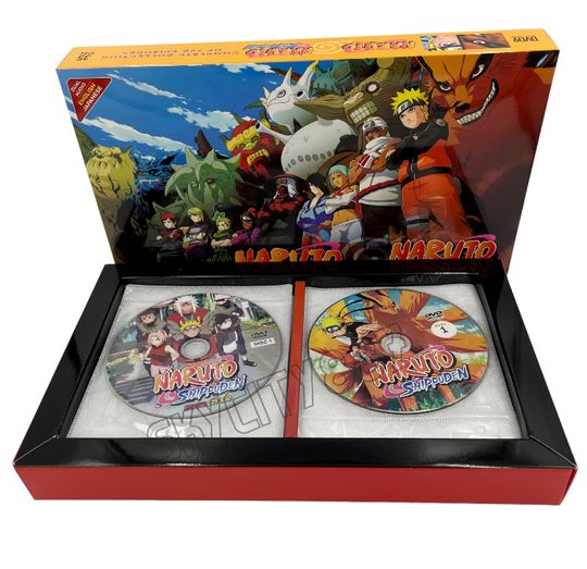 ENGLISH DUBBED Naruto Shippuden Complete Series 1-720 Complete Boxes Set + Gift