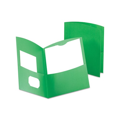 Contour Two-Pocket Recycled Paper Folder