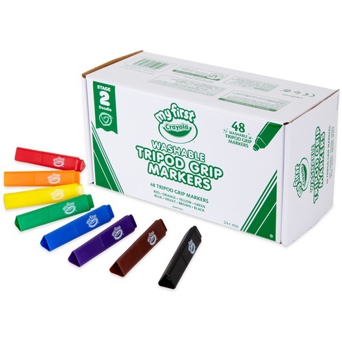 Crayola My First Washable Tripod Grip Markers