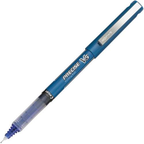 Pilot Precise V5 Extra-Fine Premium Capped Rolling Ball Pens - Bar-coded