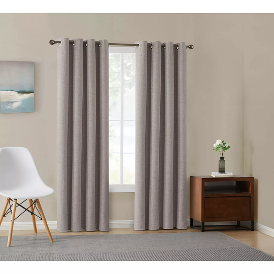 Total Blackout Window Panel Pairs -Mocha 52x84