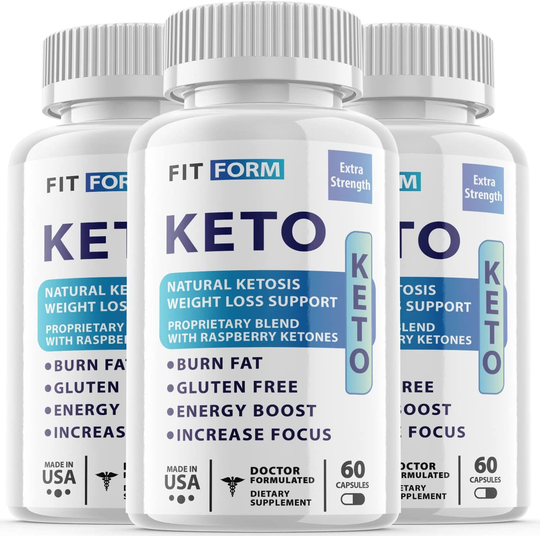 *Fit Form Keto, Ketogenic Weight Loss Support, 3-Pack, Free Shipping