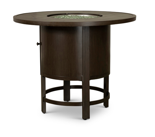 Adeline Round Fire Pit Dining Table