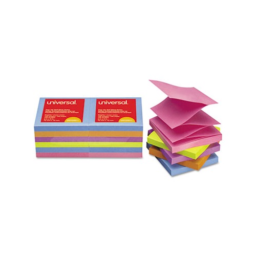 Fan-Folded Self-Stick Pop-Up Note Pads