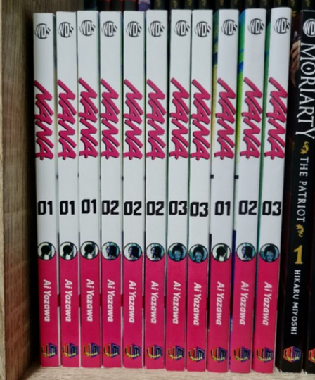 NANA Ai Yazawa Manga Volume 1-10 Full Set English Version Comic Express Shipping