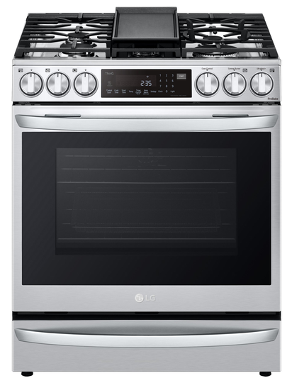 LG Gas InstaView Range with Air Fry - Stainless Steel