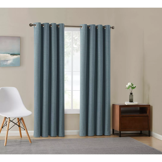 Total Blackout Window Panel Pairs-Denim 52x84