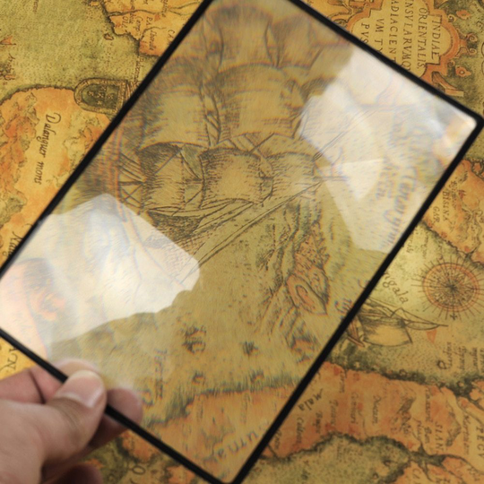 A5 Full Page Large Sheet Magnifier Magnifying Glass Reading Aid Lens Fresnel Ne