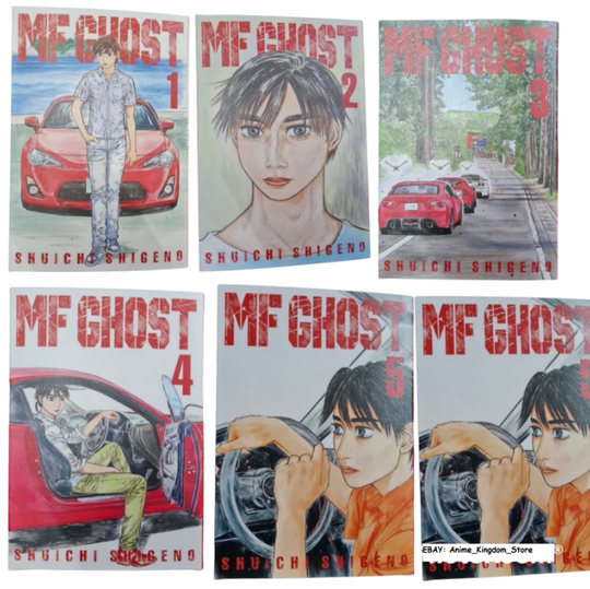 MF Ghost Shuichi Shigeno Manga Volume 1-10 English Version Comic [NEW RELEASE]