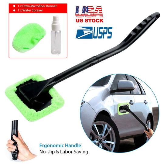 1 Microfiber Windshield Clean Car Auto Wiper Cleaner Glass Window Tool Brush Kit