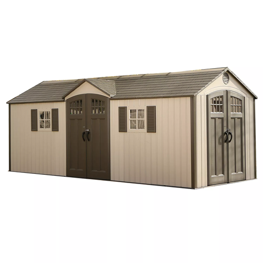Lifetime 20' x 8' Outdoor Storage Shed Building (Do it Yourself)