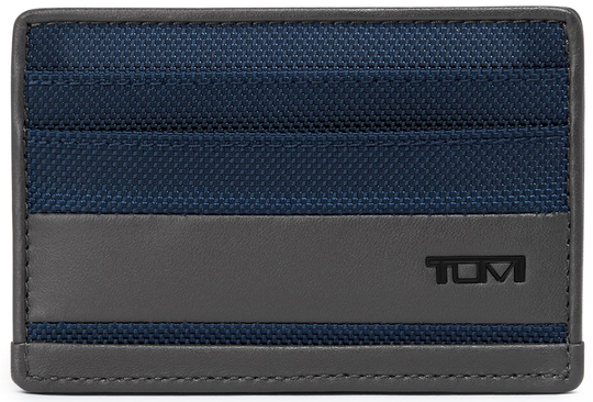 TUMI Alpha Navy/Grey Slim Card Case
