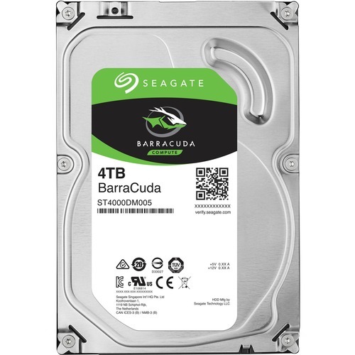 Seagate BarraCuda ST4000LM024 4 TB Hard Drive - 2.5" Internal - SATA (SATA/600)