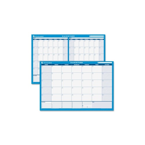 At-A-Glance 30/60 Day Undated Horizontal Wall Planner