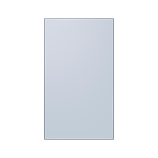 SAMSUNG BESPOKE 4-Door Flex Refrigerator Panel in Sky Blue Glass (matte), Bottom Panel