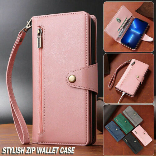 For Google Pixel 7 6 Pro 5 4A Leather Flip back Wallet Case Cover