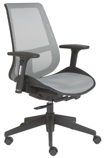 Euro Style Gray Vahn Office Chair