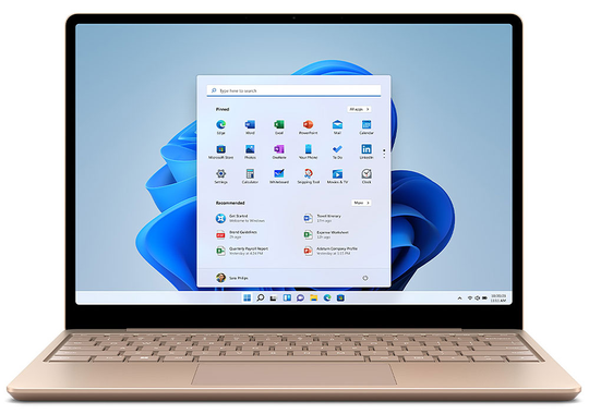 Microsoft Surface Laptop Go 2 12.4" Sandstone Computer Intel i5-1135G7 8GB RAM 256GB SSD, Intel Iris Xe Graphics