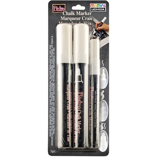 Marvy Bistro Chalk Marker 3 Piece Set