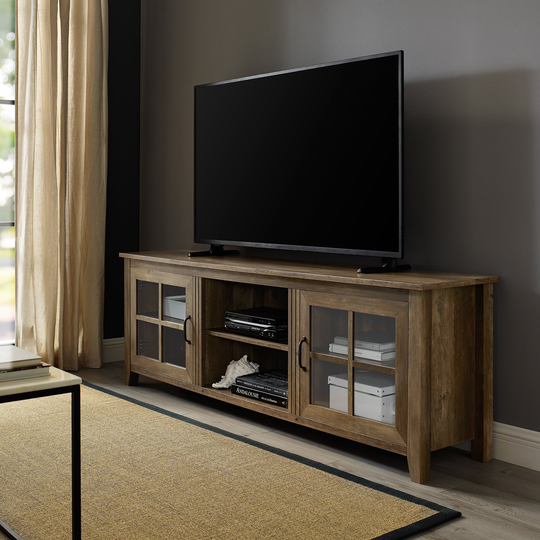 Fallon Rustic Oak 70 Inch Wood TV Stand