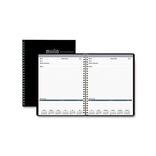 Recycled Meeting Note Planner