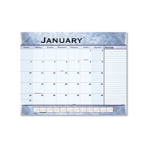 Slate Blue Desk Pad