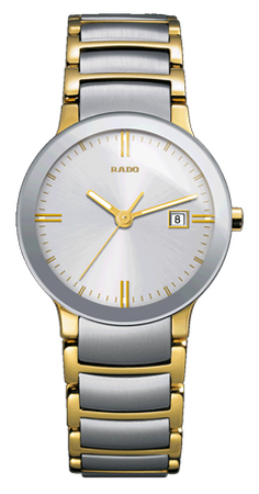 Rado Centrix White Dial Two-Tone Stainless Steel Watch, 28mm