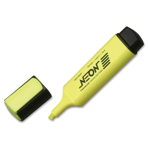 SKILCRAFT Neon Yellow Highlighter