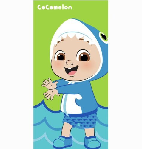 COCOMELON JJ SHARK DISNEY BEACH POOL TOWEL SUPER SOFT (27"x54"