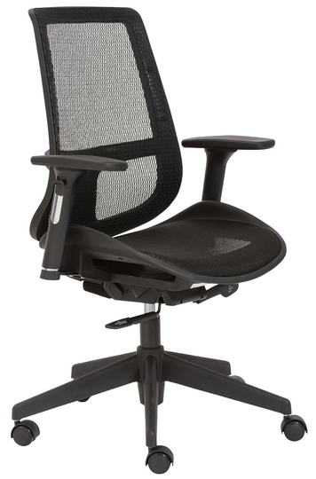 Euro Style Black Vahn Office Chair