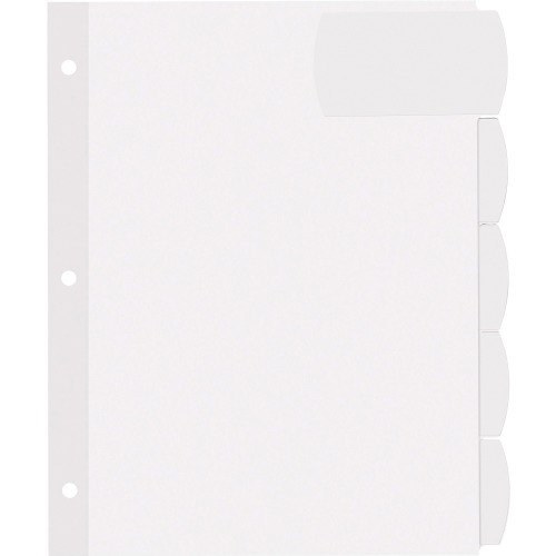 Avery® 5-Tab Printable Large Label Dividers, Big Tab, 4 Sets (14438)