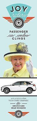 Joy Riders Queen Elizabeth Window Cling