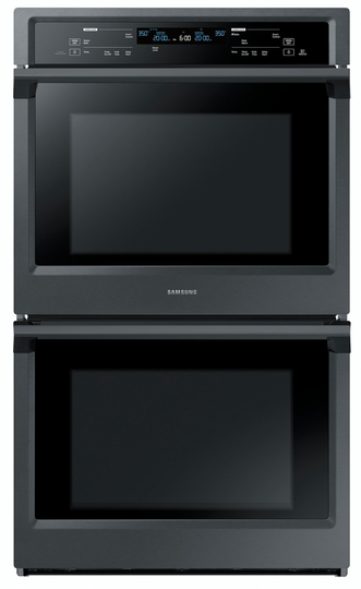 Samsung 10.2 cu ft Double Wall Oven - 30"W Black Stainless Steel
