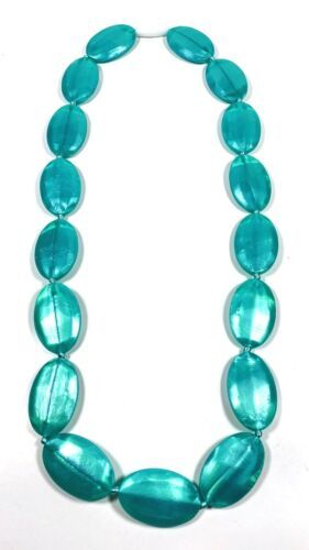 Lil Jumbl Baby Teething Necklace (FK005) Metallic Turquoise