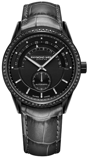 Raymond Weil Freelancer Automatic Black Diamond Watch, 38mm