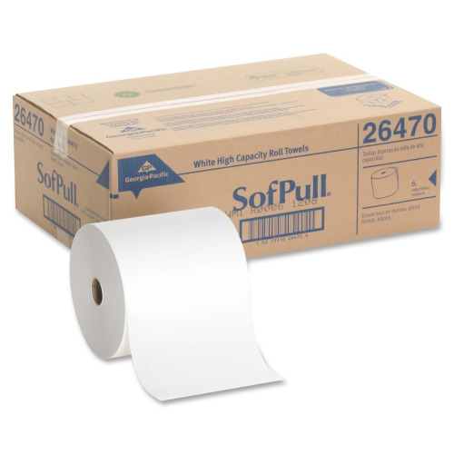 SofPull Hardwound White Roll Paper Towels