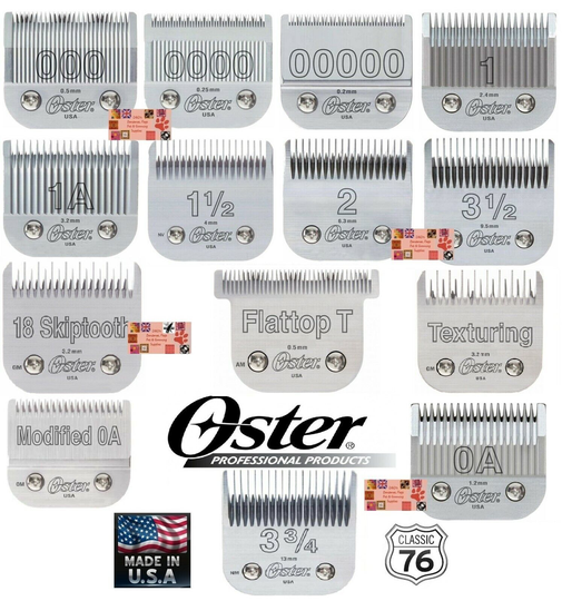 OSTER Barber Stylist Detachable BLADE Fit 76 97 111 A5 A6,Andis BGC DBLC Clipper
