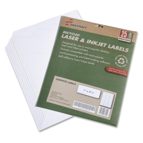 SKILCRAFT 7530-01-578-9292 Address Label