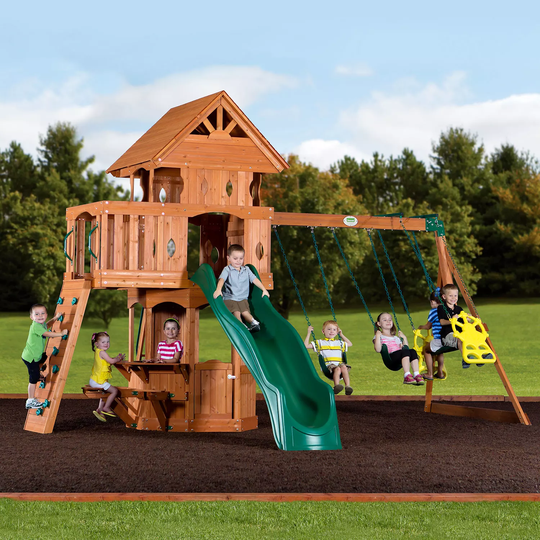 Woodland Cedar Swingset