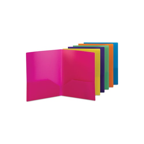 Poly Two-Pocket Folders