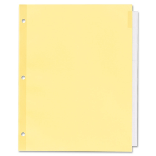 Avery Insertable Dividers, 8 Tab, Clear, 1 Set (11468)