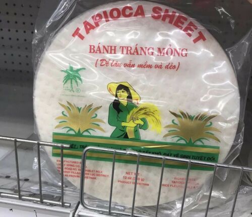 Coconut Tree Brand Tapioca Sheet Banh Trang Mong 12 oz