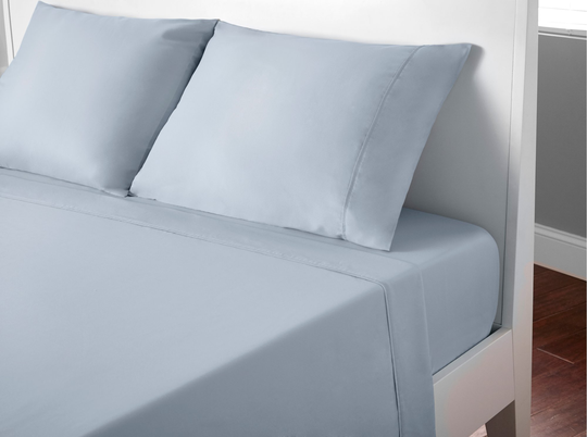 Bedgear Gray Blue Microfiber Twin-XL Bed Sheets