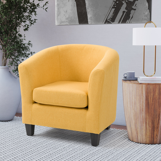 Elwood Tub Chair in Yellow