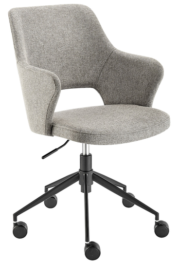 Euro Style Darcie Light Grey Office Chair