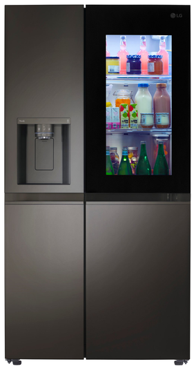 LG 26.8 cu ft Side by Side Refrigerator - Black Stainless Steel
