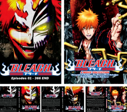 DVD Bleach Vol 1-366 + Movie English Dub & Sub Complete Series + Free Gift FEDEX